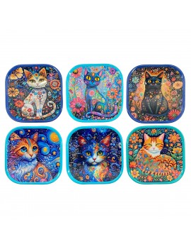 MAGNET carré de 8cm en...