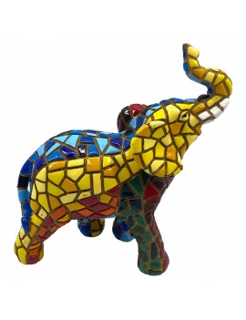 Éléphant mosaïque grand