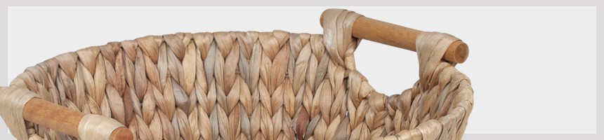 Paniers fibre naturelle | Jonc Osier Lanterne corbeille